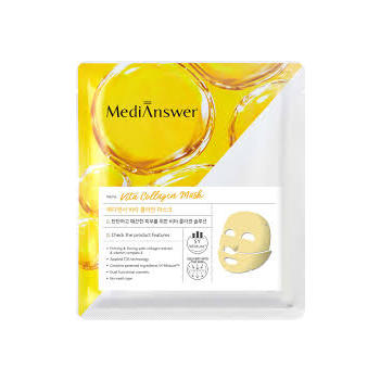 MediAnswer Vita Collagen Mask Коллагеновая эластичная  осветляющая маска 37гр