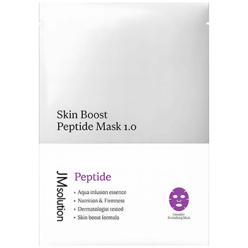 JM Solution Skin Boost Peptide Mask 1.0 30мл Тканевая маска-бустер с пептидами