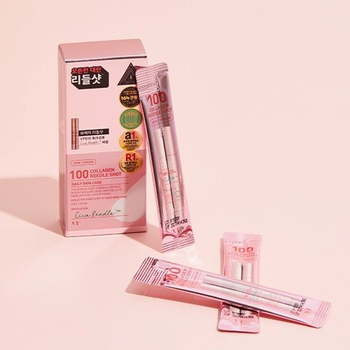 VT Cosmetics Collagen Reedle Shot 100 10 * 2 мл Бустер-сыворотка с микроиглами для чувствительной кожи