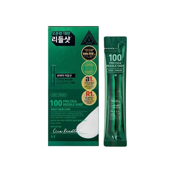 VT Cosmetics Pro Cica Reedle Shot 100 10 * 2 мл Бустер-сыворотка с микроиглами и коллагеном