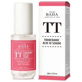 Cos de Baha Tranexamic Acid 10% Serum (TT), 30ml - Осветляющая сыворотка с транексамовой кислотой и глутатионом
