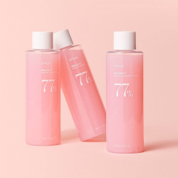 Anua Peach 77 Niacin Essence Toner 250мл Тонер-эссенция с персиком для гладкой и сияющей кожи
