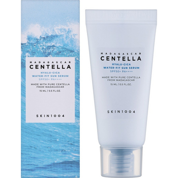 SKIN1004 Madagascar Centella Hyalu-Cica Water-Fit Sun Serum SPF50+ PA++++, 15 ml/117 - Солнцезащитная сыворотка