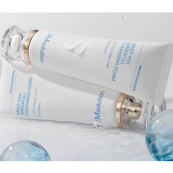 JMsolution Multi Hya Waterfull Cleansing Foam, 120ml - Пенка для умывания увлажняющая с гиалуроновой кислотой
