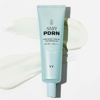 VT Cosmetics PDRN Moist Tone Up Sun Essence RX SPF50+ PA++++, 60ml - Солнцезащитная эссенция